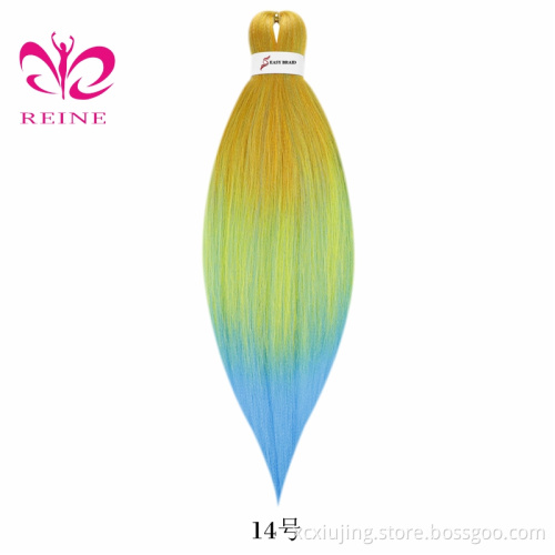 REINE Pre-stretched Professional  Braiding Hair Perm Yaki Jumbo Braids japanese Synthetic Hair Hot Water